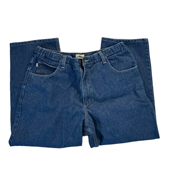 L.L. Bean Other - LL Bean Jeans Mens 38 X 29 Blue Denim 100% Cotton Comfort Waist Straight Leg